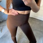 LEGGINSY BRĄZOWE EMMA