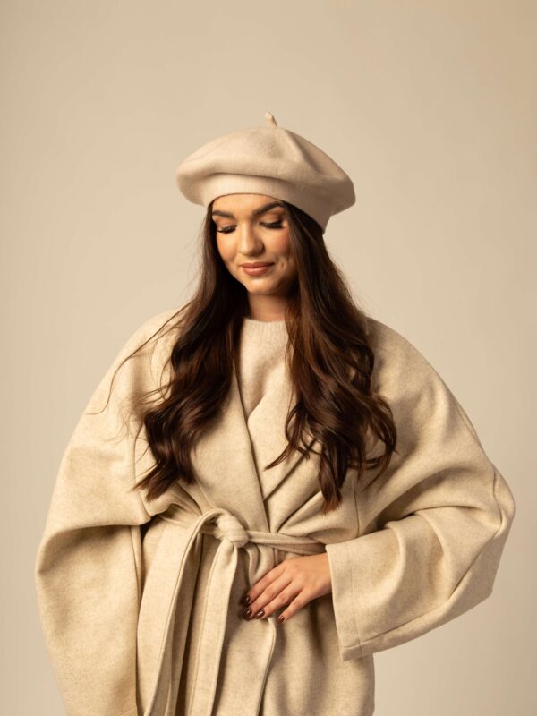 BERET BEŻOWY FRANCE