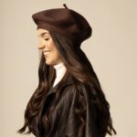 BERET BRĄZOWY FRANCE