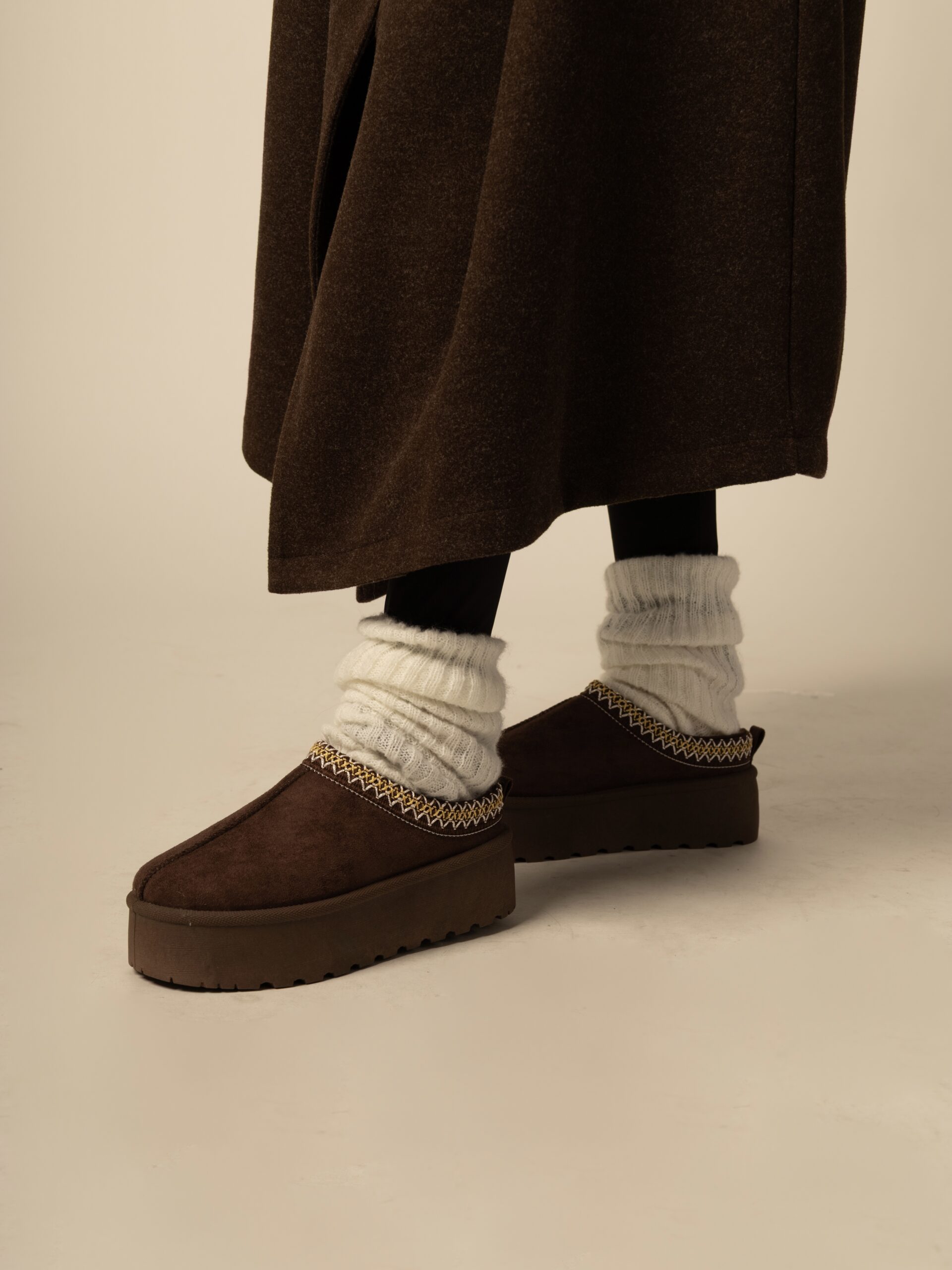BUTY ŚNIEGOWCE BRĄZOWE WINTER - obrazek 2